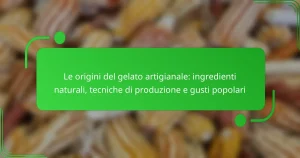 Le origini del gelato artigianale: ingredienti naturali, tecniche di produzione e gusti popolari